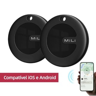 Localizador Anti-Perda MiLi Bluetooth Compatível iOS e Android para Chaves e Pet
