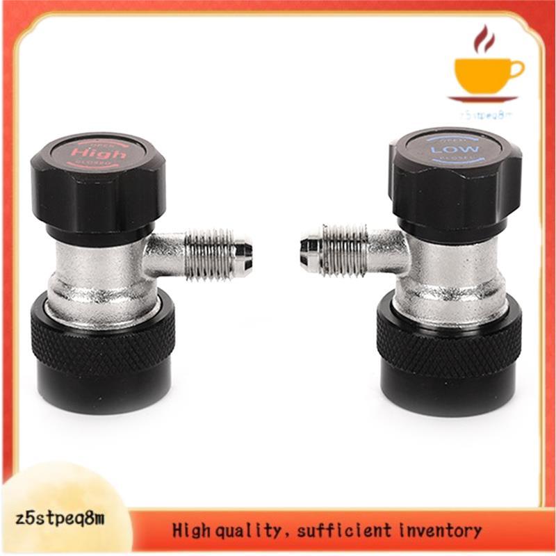 R134A A/C AC Compressor R-134A Manual Adaptador De Acoplador Rápido Ar Condicionado 1/4 Conectores SAE Acessórios