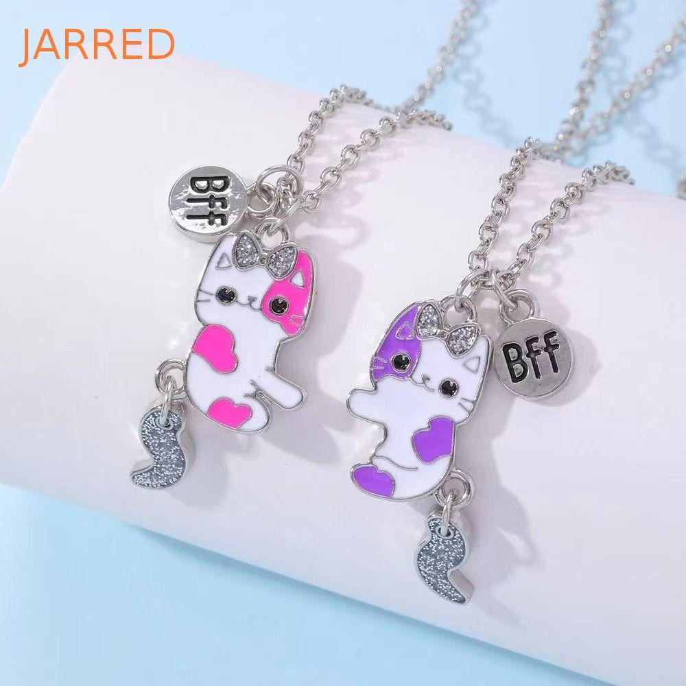 Colar JARRED Best Friend , Com Pingente De Desenho Animado Ímãs Galvanizados De Liga