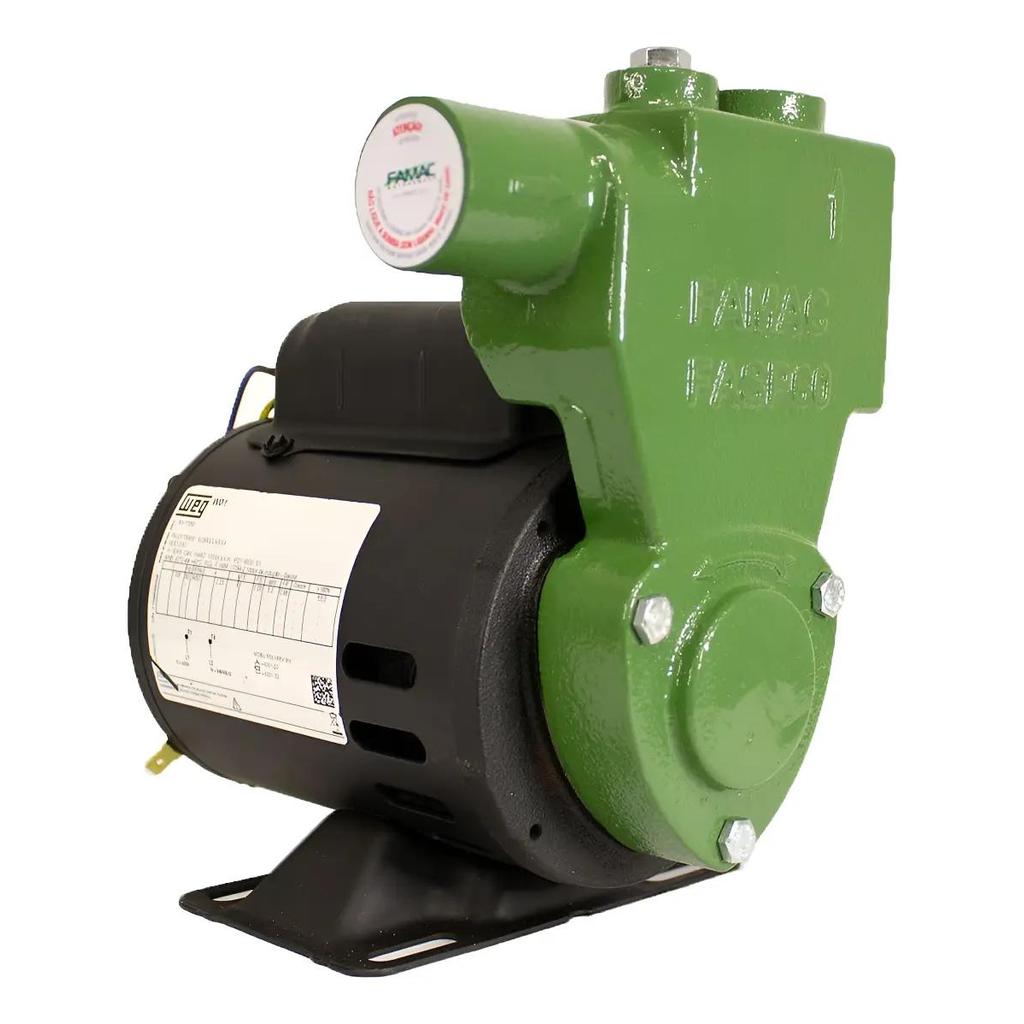 Motobomba D'água Famac Auto-aspirante Fasp60-1 0,5hp 220v  Monofásica