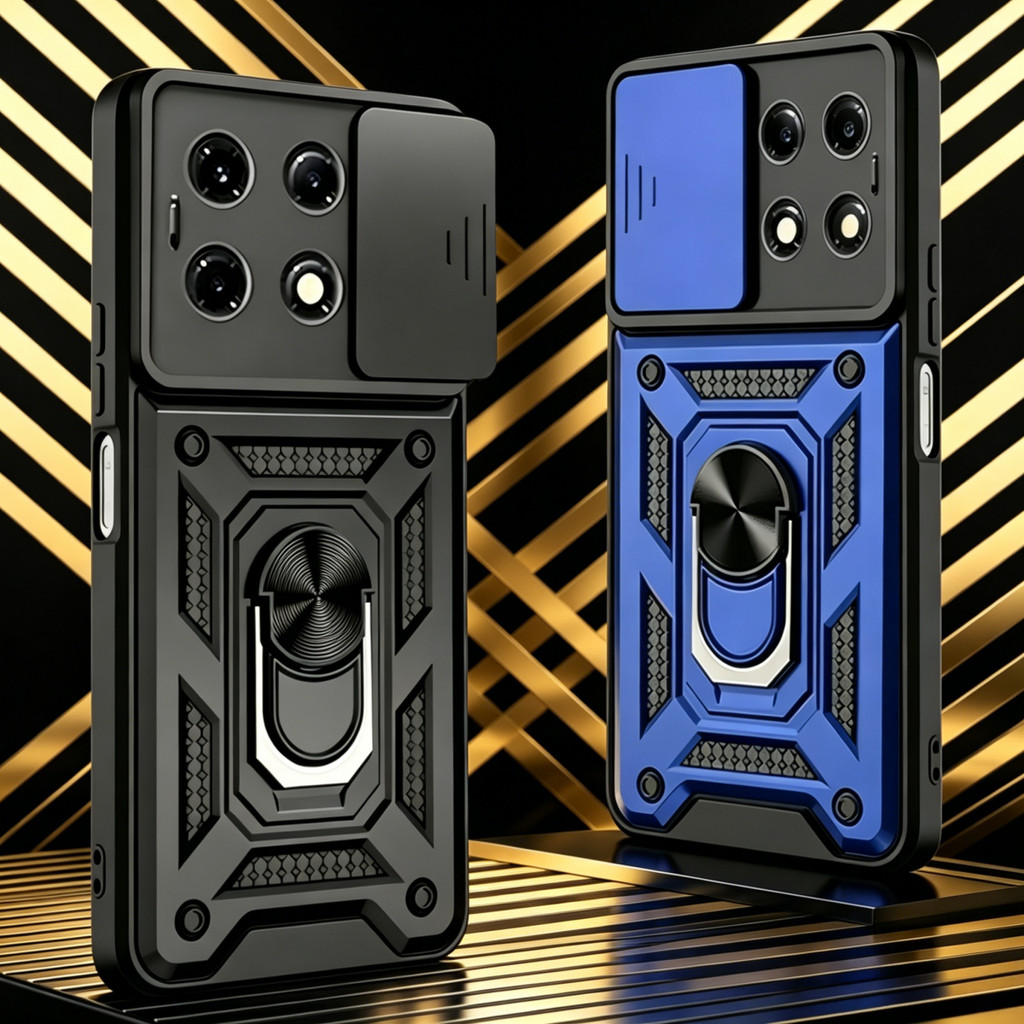 Para Xiaomi Poco X8 Pro Max X5 X6 X7 M7 Pro M8 F5 F6 F7 C85 C75 Com Anel Armadur