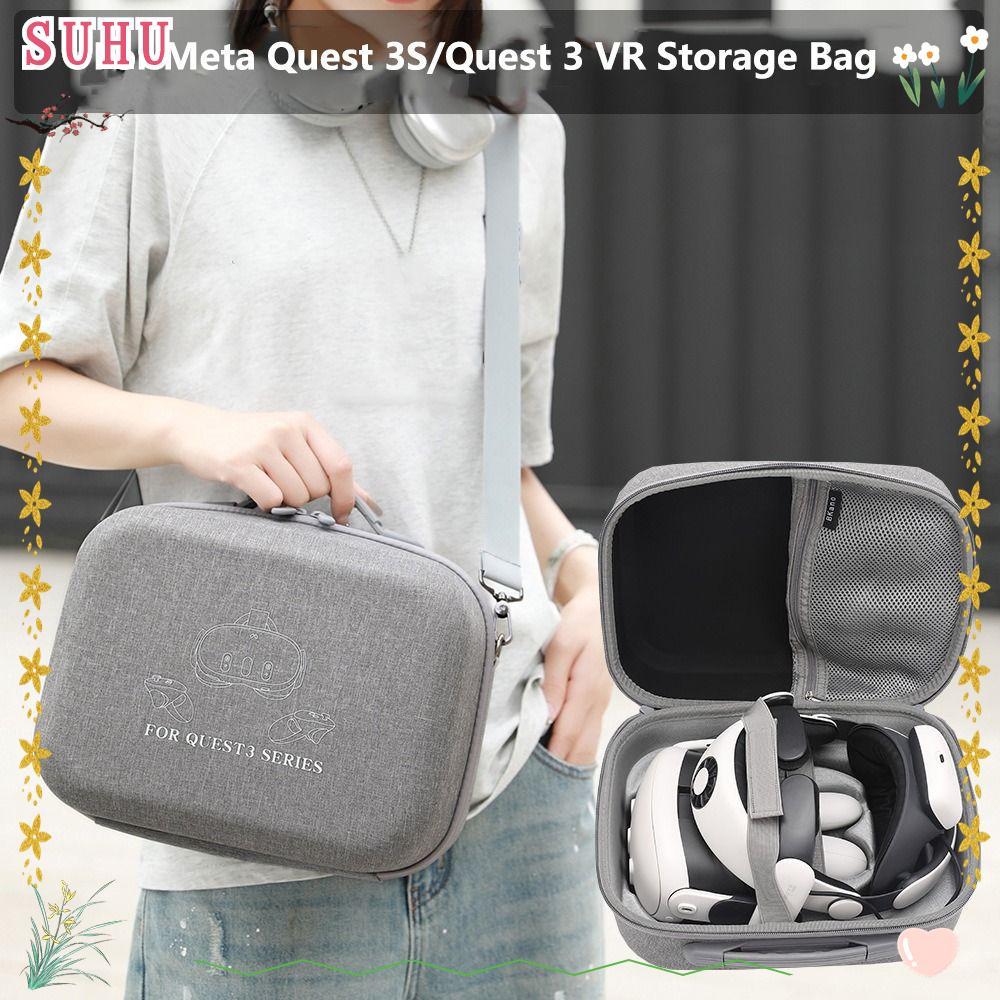 Bolsa De Armazenamento De Óculos SUHU VR , Grande Capacidade Com Cinto De Ombro Anti-Queda Para QUEST 3/3S