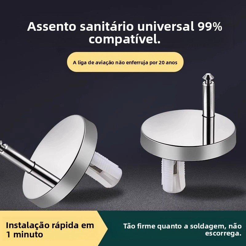 Acessórios para assento de vaso sanitário, parafusos de fixação universais QQ, acessórios para pés, parafusos de tampa d