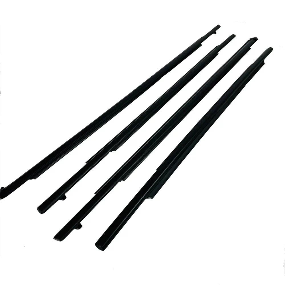 Para Mitsubishi Outlander Sport GA 2010-2021 Janela Exterior Weatherstrip 4 Pçs Porta Lateral De Vidro Cinto De Borracha