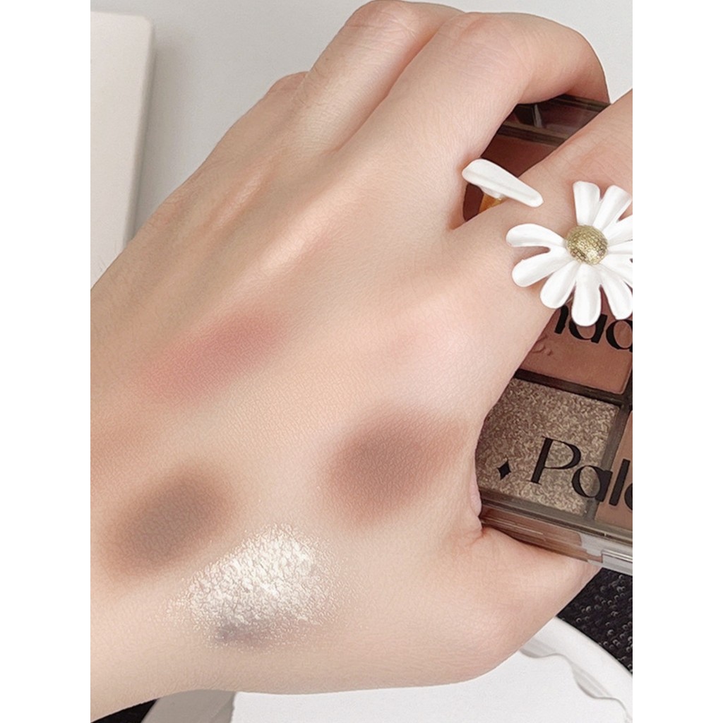 Maquiagem completa de um prato!Prato de oito dias para iniciantes, placa abrangente Facial, Blush, iluminador, paleta de