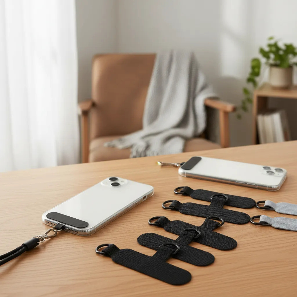 Alça Suporte de cordão De Pescoço Universal para Celular Preto ou branco