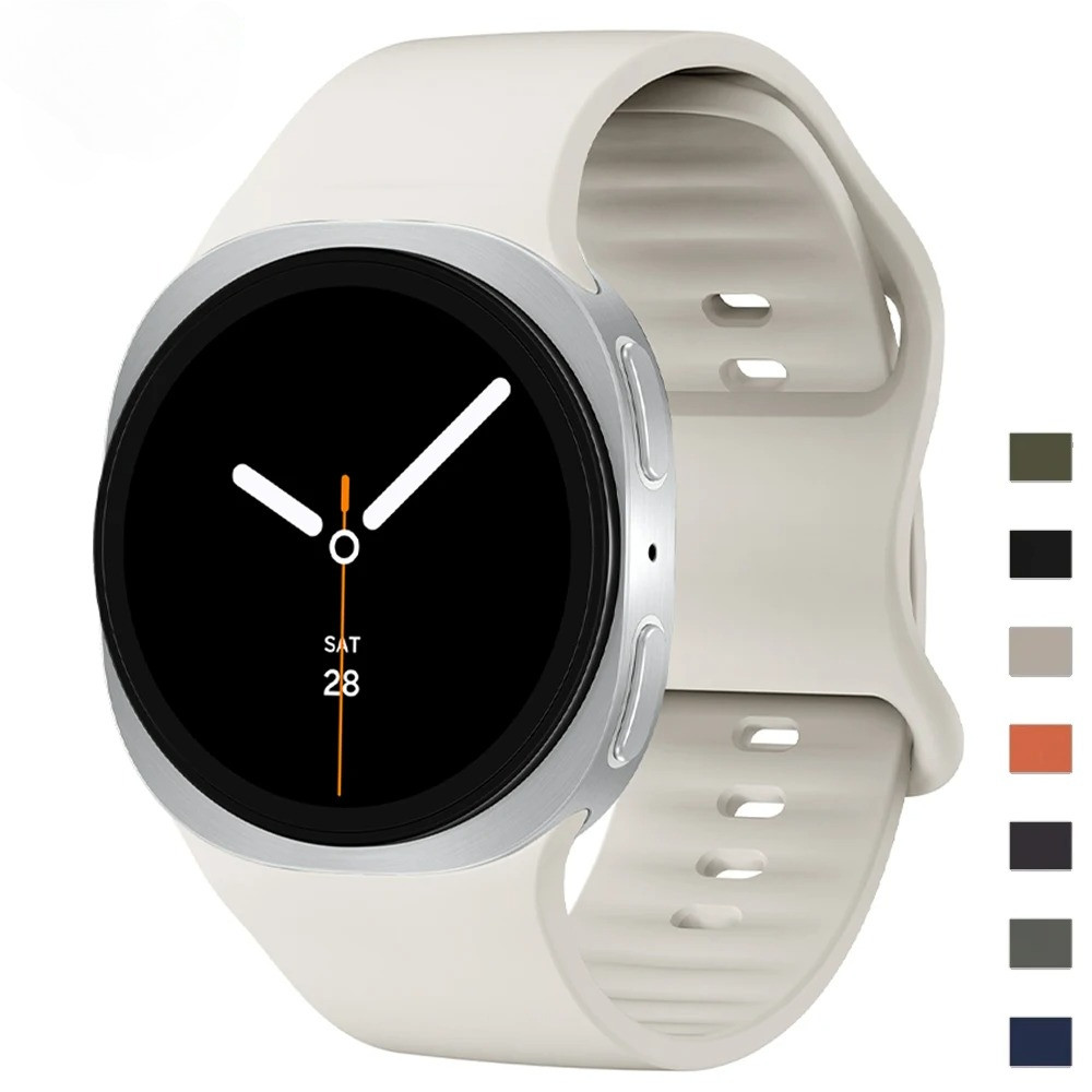 Pulseira Esportiva De Silicone Para Samsung Galaxy Watch 8 40mm 44mm , 8Classic
