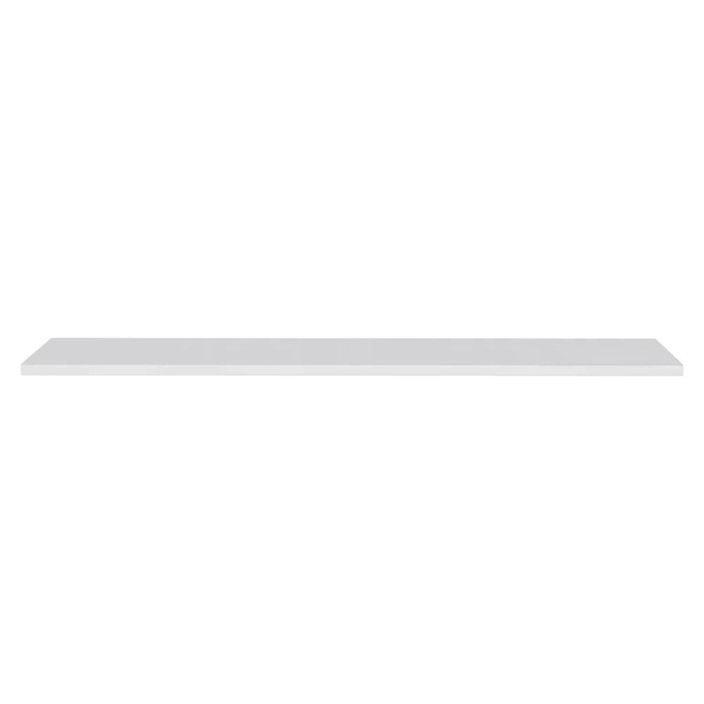 Prateleira Flutuante Para Cozinha com Suporte Invisível 68x20cm Yara Branco - Lumil