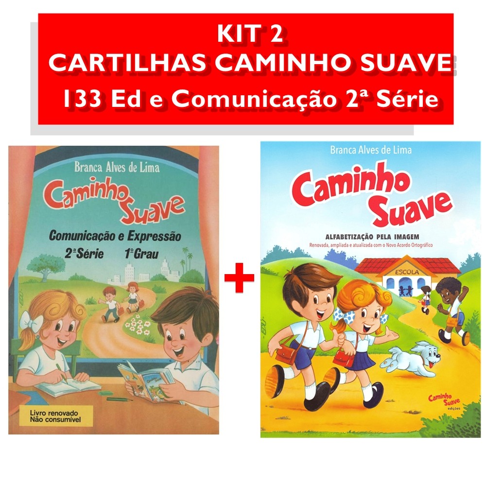 Kit 2 Cartilhas Caminho Suave - 133 Ed + Comunicação e Expressão 2 Série