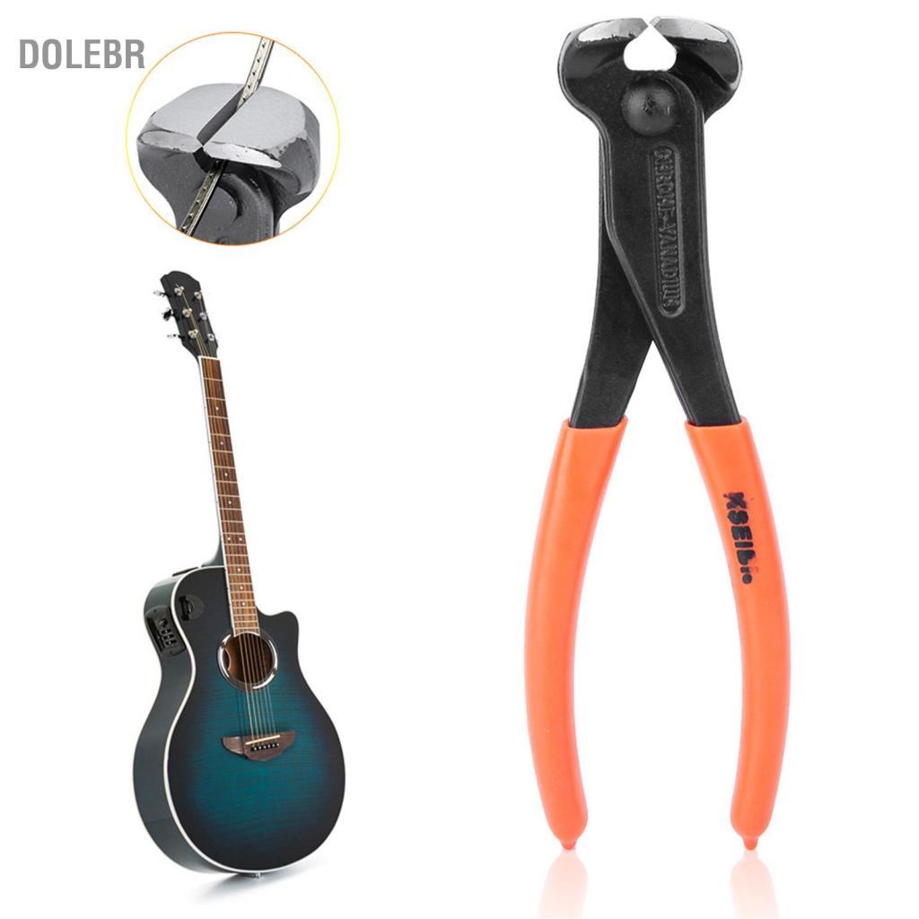 Dolebr Dolebr 7 Polegada guitarra traste fio cortador de corda instrumento alicate corte luthier ferramenta reparo