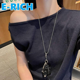 ERICH1 Bolsa Pequena Colar Longo , Corrente De Suéter Retrô Longa Fashion , Acessórios De Joias Com Pingente De Borla