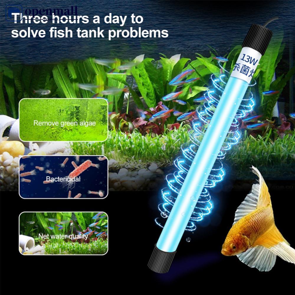 Ypdomall 5W/7W/9W/11W/13W Aquário UV Esterilizador Lâmpada Luz Limpador De Água Para De Tanque De Peixes Esterilização D