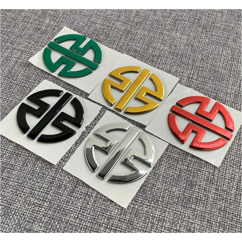 Adesivos de Logo 3D para Motocicleta NDVU, Decalques para Tanque e Rodas, Emblema para Kawasaki NINJA Z800 Z900 Z650 4P3
