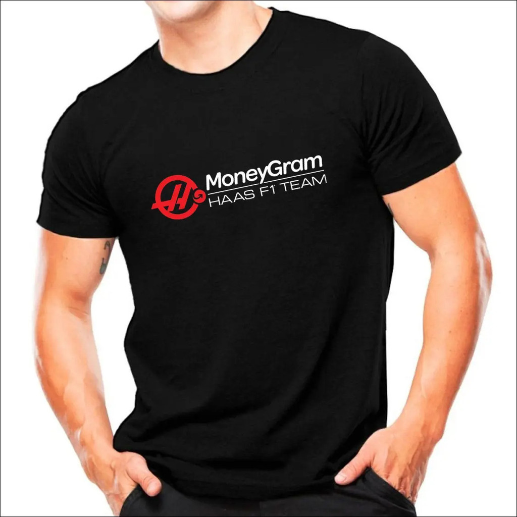 Camiseta Formula 1 Team Haas Money Gram Algodão