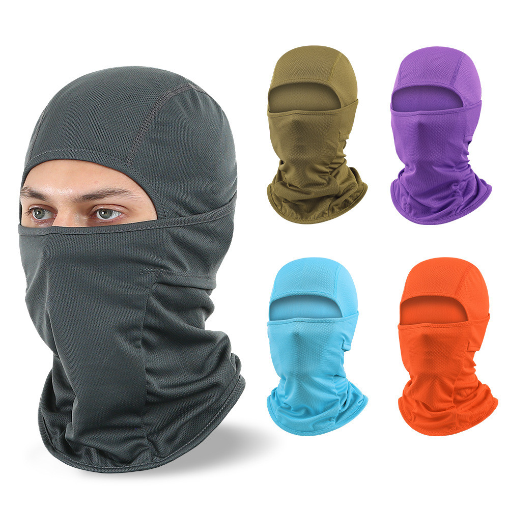 Chapéu Balaclafa, protetor solar, respirável, à prova de vento, arnês para motocicleta, máscara de tigre voador, unissex
