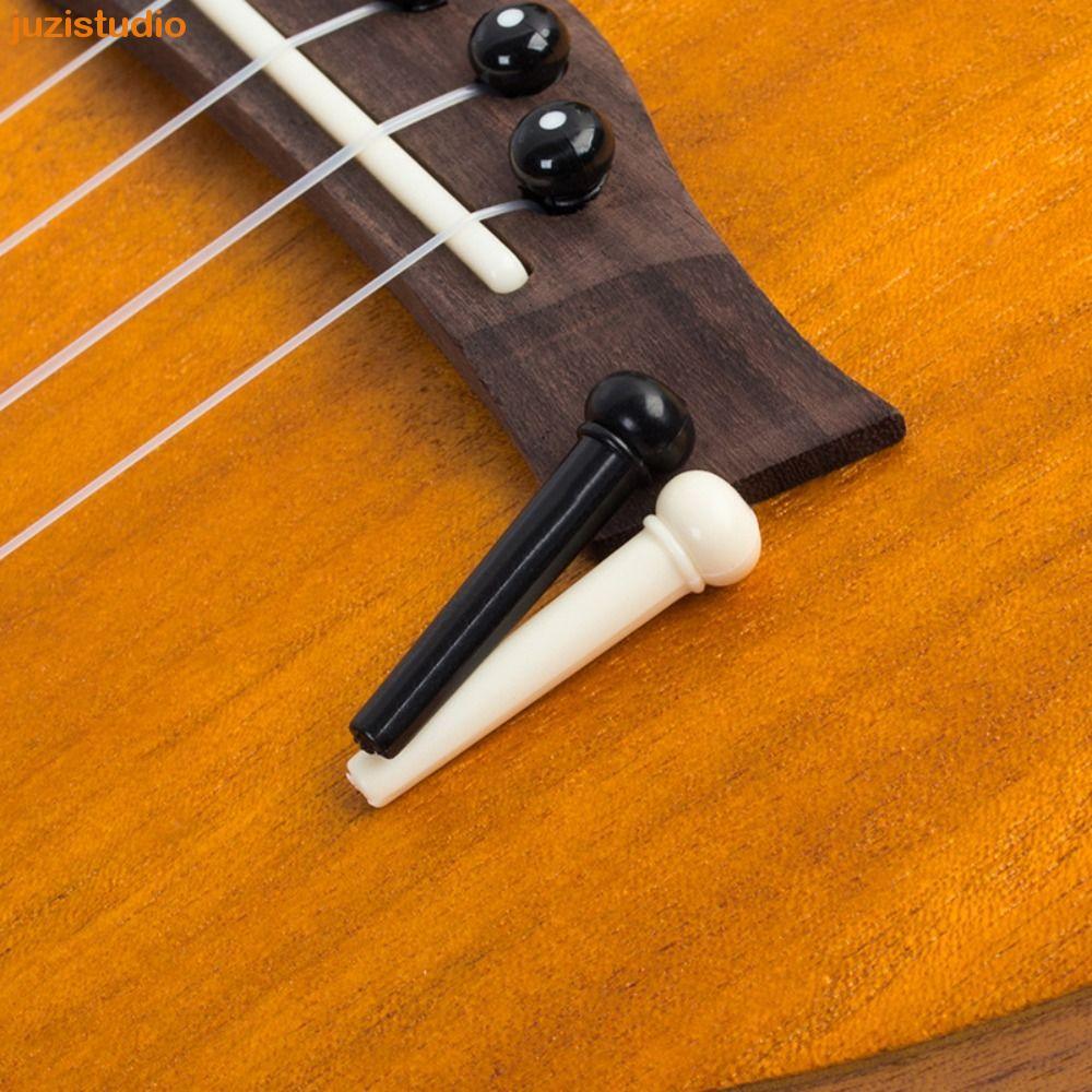 JUZISTUDIO Extrator Conjunto De Guitarra Pinos Cordas Cone Fixo Instrumentos Acústica Acessórios Pegs