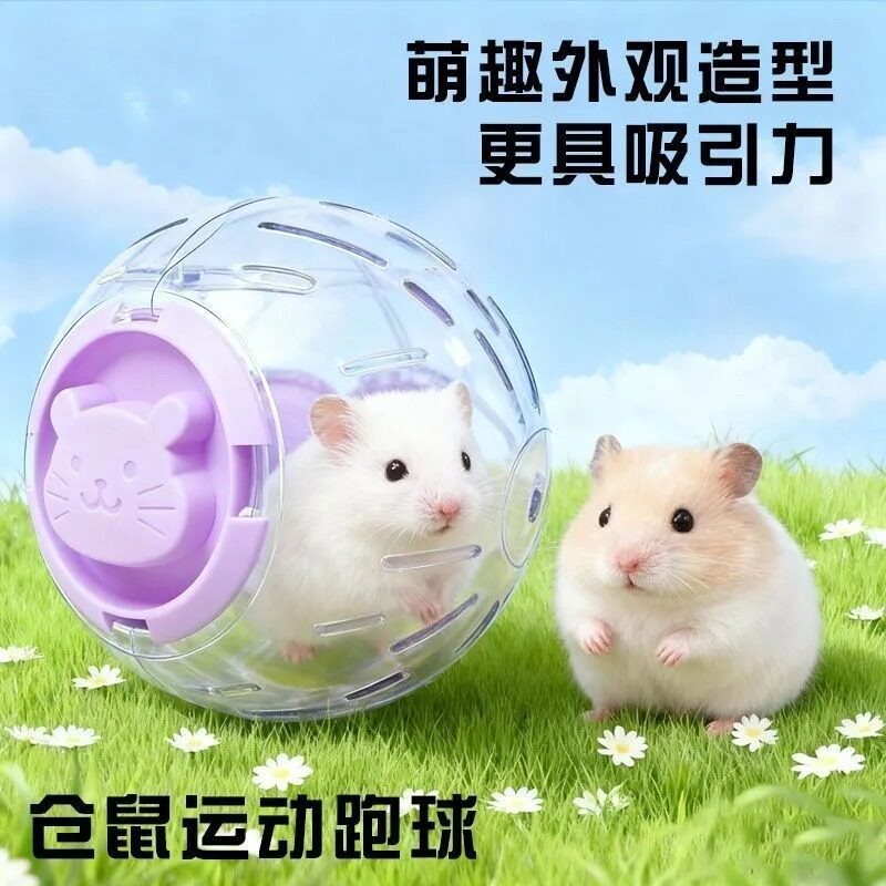 Hamster correndo bola aliviar o tédio bola de rolamento urso dourado rolo brinquedo esportivo hamster correndo roda para
