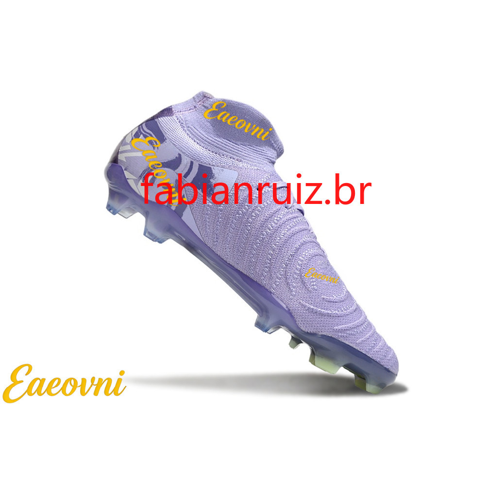 26052413 Eaeovni Botas Masculinas De Futebol FG Field High Top Mulheres Chuteiras Campo