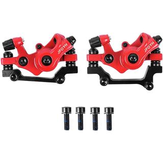 Conjunto de Freios a Disco Mecânicos JFOYH para Bicicleta de Montanha, Bicicleta de Estrada, Bicicleta Dobrável e BMX co