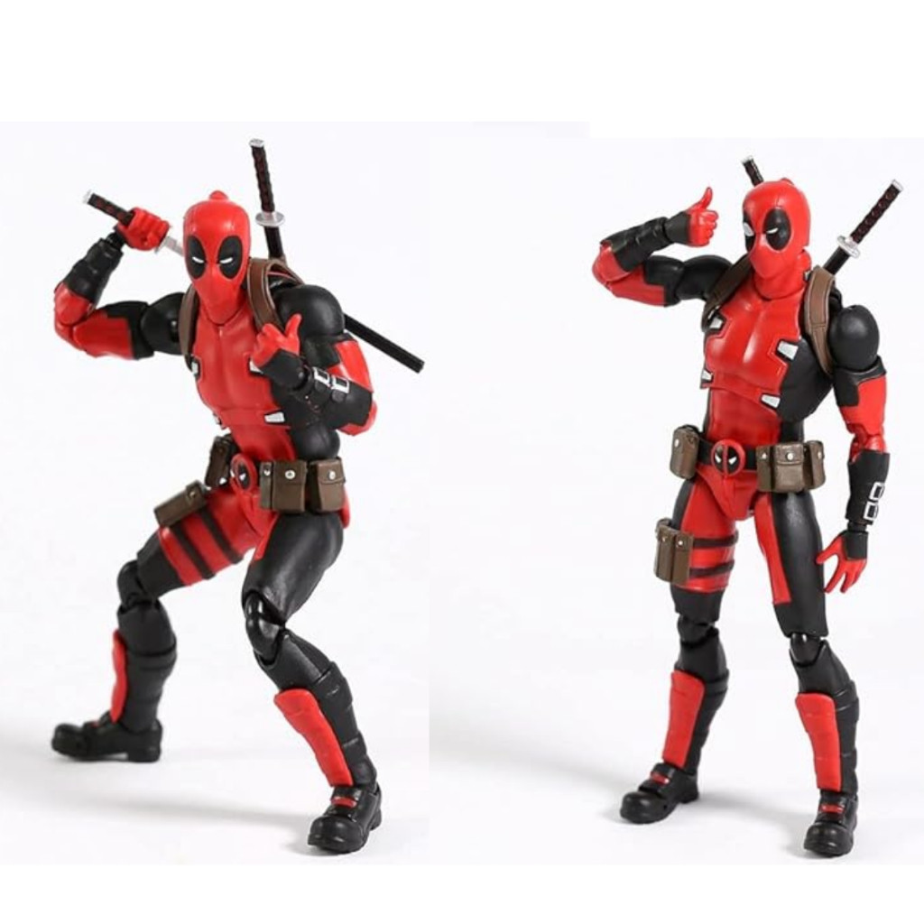 Boneco DeadPool action figure 18cm dead pool Articulado Acessórios X Men Wolverine Envio Imediato