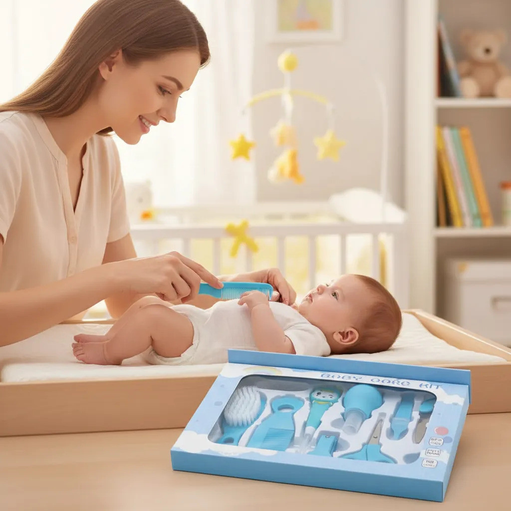 Kit Bebê Higiene E Cuidados Com 10 Itens Livre De Bpa