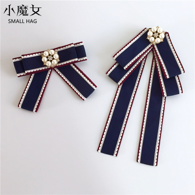 Versão coreana tranquilo estilo elegante camisa gravata borboleta feminina flor camisa feminina decote acessórios colar