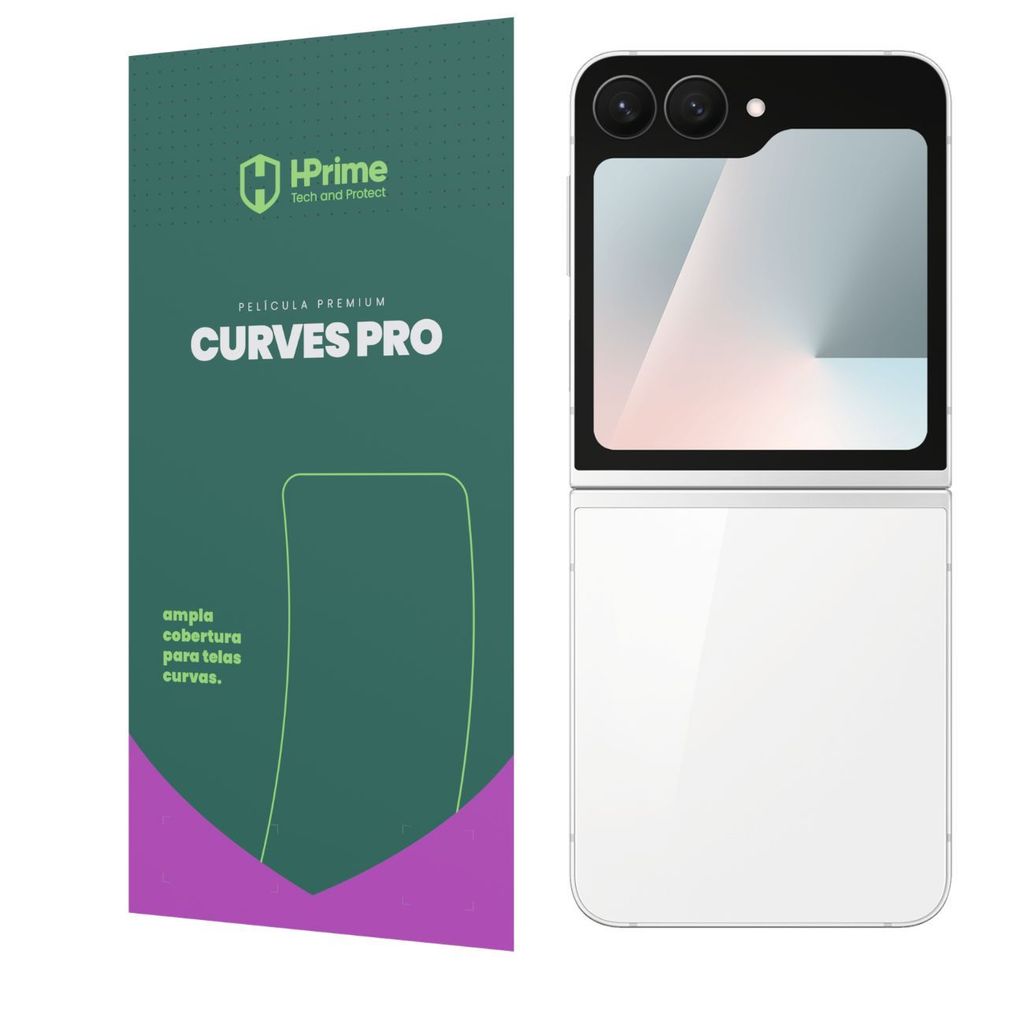 Película HPrime Curves Pro Samsung Galaxy Z Flip 7 FE (Tela interna/ externa)