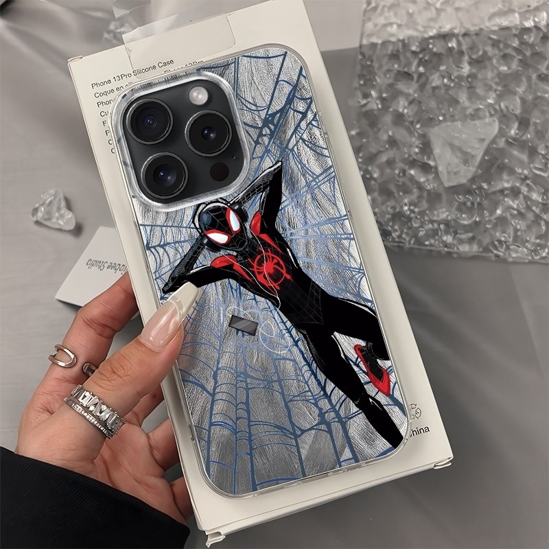 Capinha para todos os modelos de iPhone 15 Pro Max 16 17 Pro Max Plus XR XS Capinha do Homem-Aranha