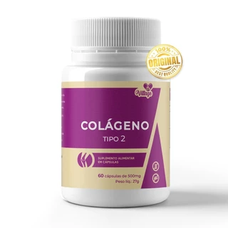 Colágeno Tipo 2 - C/60 Caps 500mg VITTAGE
