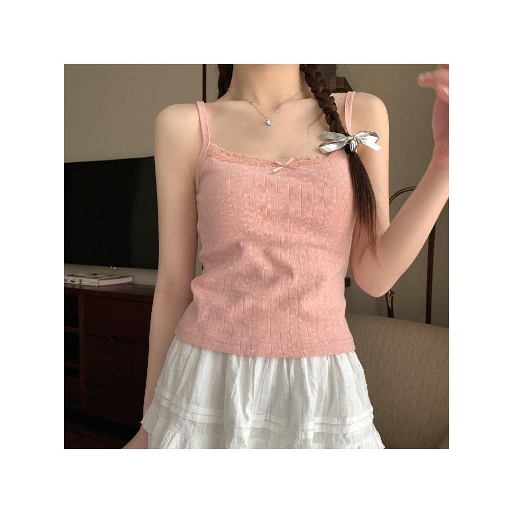 Colete branco de algodão puro desejo puro menina estilo balé amor renda bordada Slim-fit estilingue interior exterior us