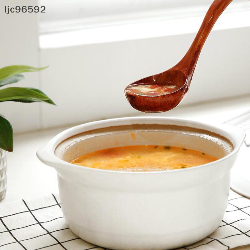 [ljc] Colher De Madeira Concha De Sopa Utensílios De Cozinha Talheres Suprimentos De Catering Não Sti Pot Acessórios [BR