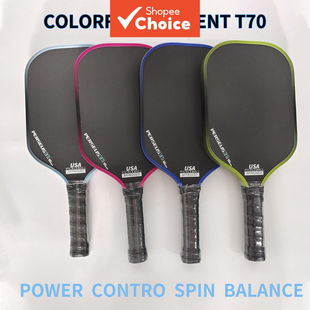 Raquete de Pickleball T700 Fibra de Carbono Virgem Núcleo Boomcore 16mm