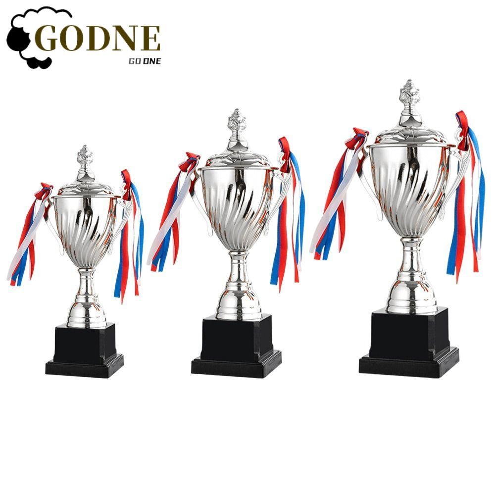 Copo Do Prêmio GODNESSFO , De Metal , Ouro , Prata , Bronze , Troféu , Tamanho Grande , Escultura De Plástico Da Vitória