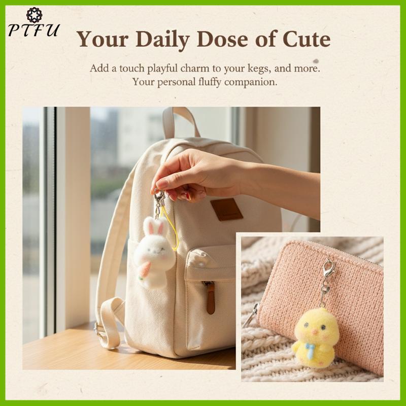 PTFU > Chaveiro De Animal De Pelúcia Fofo Para Bolsas Floing Pingente Cordão Capa De Telefone Perfeito Presentes Novo