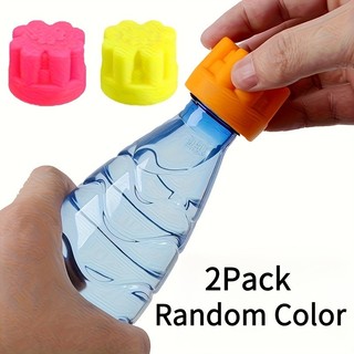 Abridor de garrafas Manual de Silicone de 2 unidades (cor aleatória)| Mecanismo ergonômico antiderrapante de aperto e al