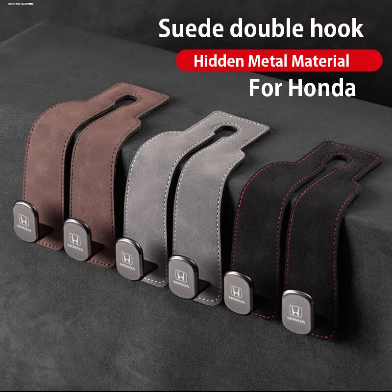 Gancho para Carro Honda, Acessório Interno para Carro, Suporte para Bolsa, Gancho Duplo para CITY, JAZZ, CIVIC, HRV, CRV