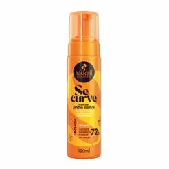 Mousse Forma Cachos Se Curve 180ml Haskell | Define, modela e valoriza as curvas dos fios