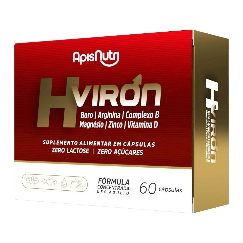 H-Viron ApisNutri 60 Cápsulas Boro Arginina Zinco Vitamina D