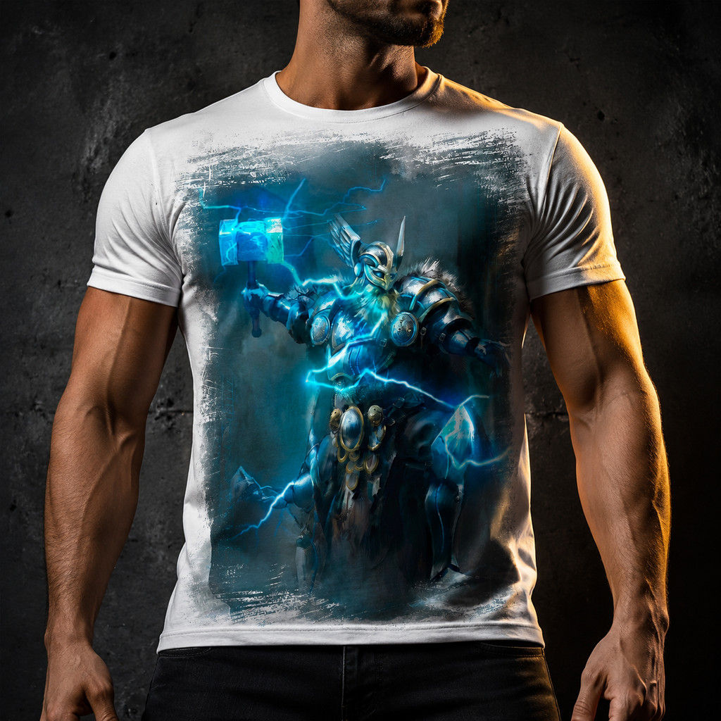 Camisa Camiseta viking mitologia nórdica Thor REF 01