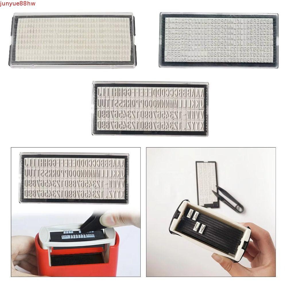 Placa De Letras De Carimbo JUNYUE , 3mm 4mm 6.4mm , De Endereço De Nome , Digitais , DIY De Borracha Comercial