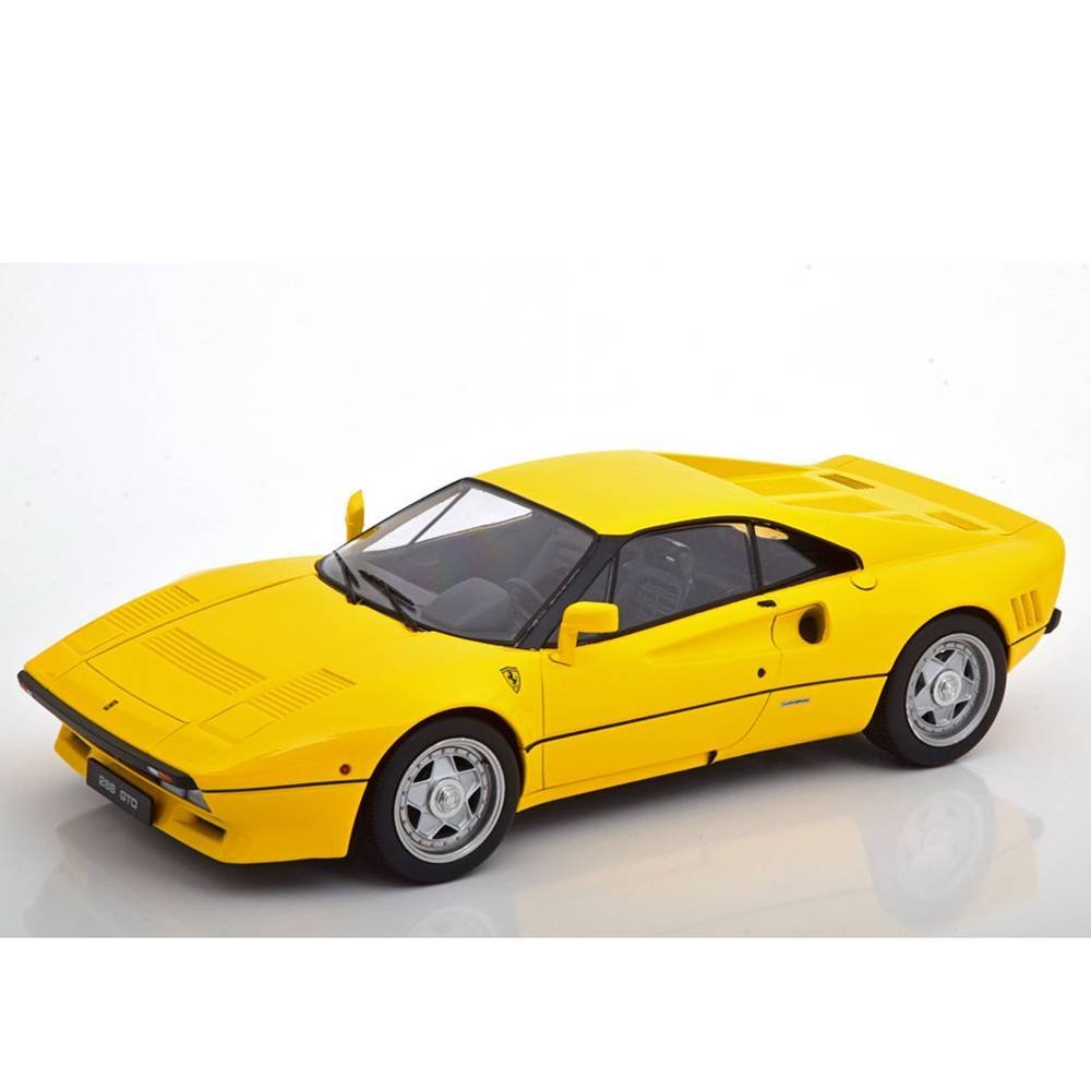 Miniatura Carro Ferrari 288 GTO (1984) - Amarelo - 1:18 - KK Scale