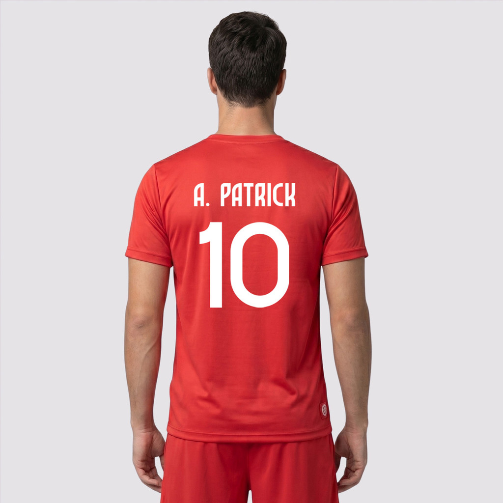 Camisa Internacional Esportiva Dry Vermelha 10 A. Patrick