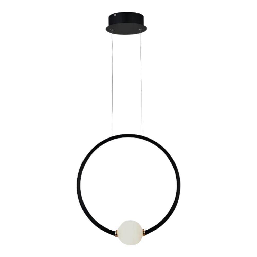Pendente Led 30W 4000K 43CM Preto Bivolt 5020 Nitrolux
