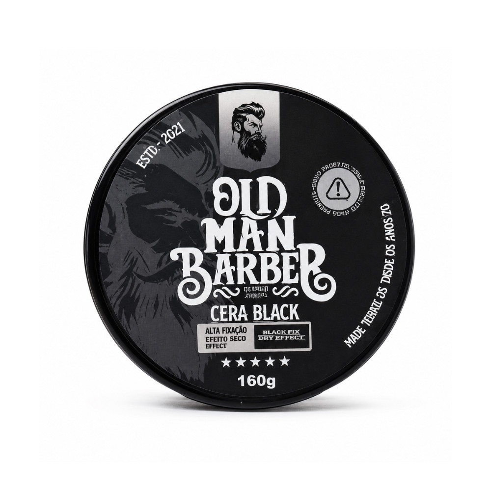 Cera Modeladora Black Old Man Barber 160g