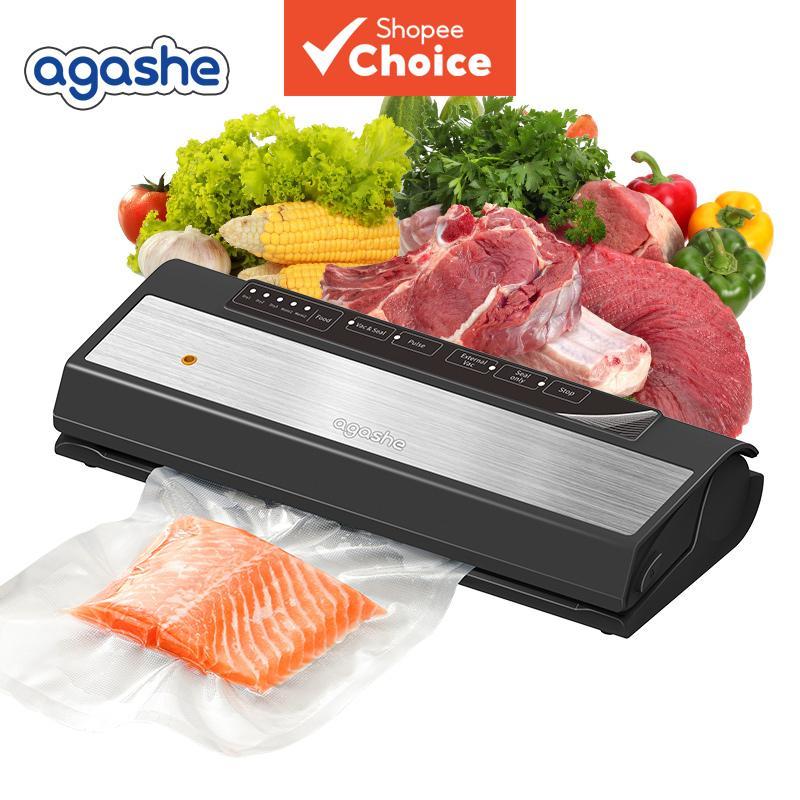 Máquina Seladora A Vácuo Com 10 Sacos-Automática De Alimentos , Preservação De Cozinha Doméstica , Saco Largo De 28 Cm ,