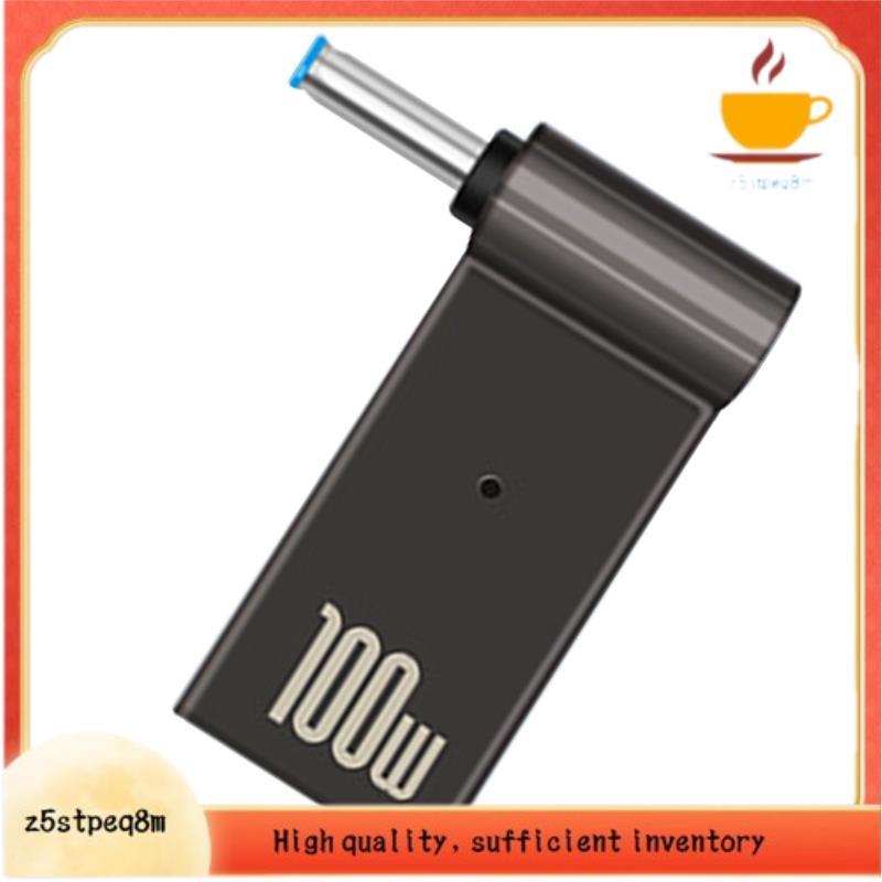 USB Tipo C Fêmea Para 4.5x3.0mm Jack Plug Adaptador De Carregamento Do Portátil 100W PD Carregador De Energia Conector P