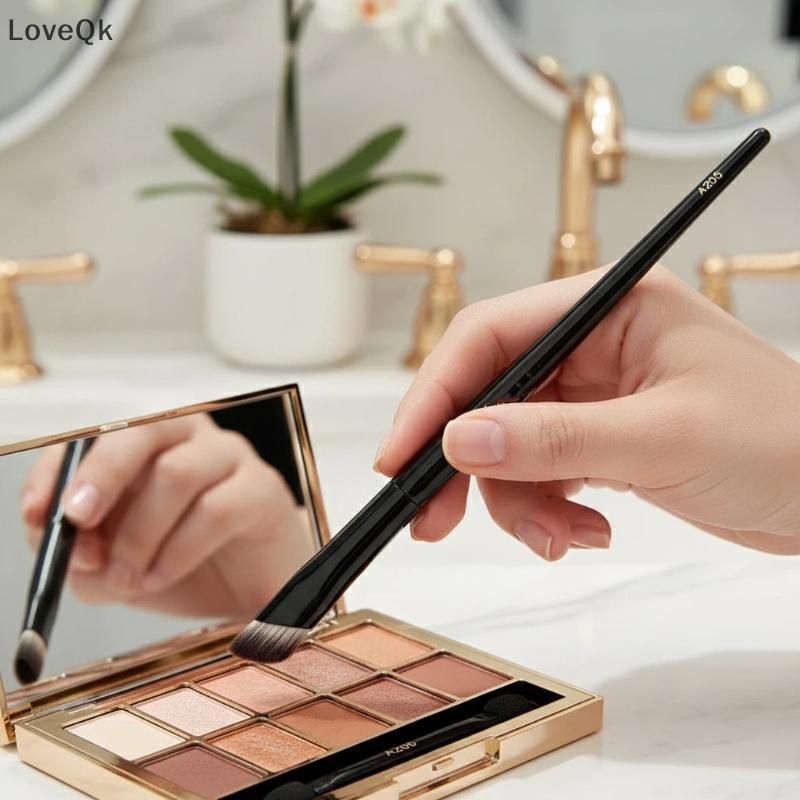 LoveQk 2 Em 1 Fundação Corretivo Blush Brush Premium Contour Makeup Kit Cerdas Macias Para Maquiagem Facial Diária Qk