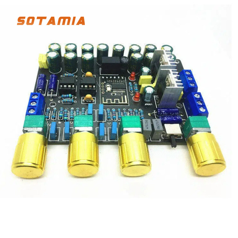 SOTAMIA Placa Pré-Tom Bluetooth Estágio Decodificação HIFI Sem Perdas 2604 Op Amp 2.0 Canais De Afinação De Som