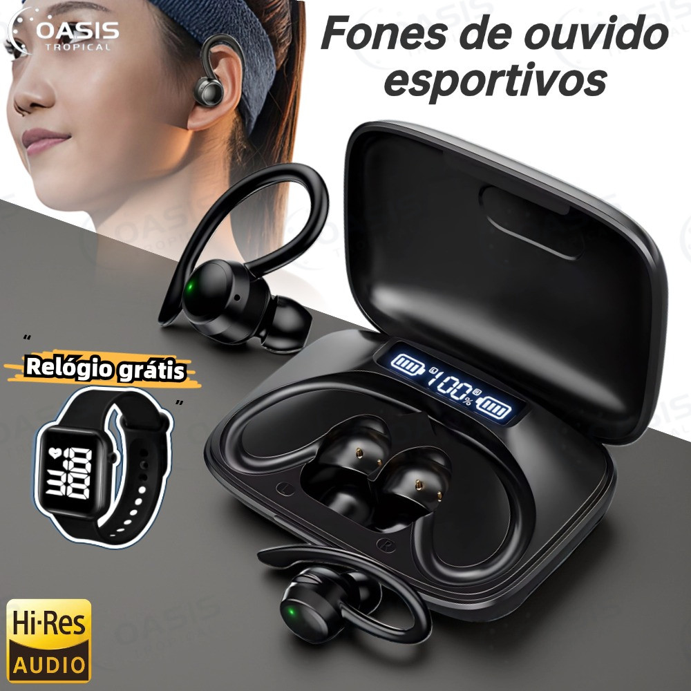 Fones de ouvido esportivos Fones de ouvido esportivos Fones de ouvido esportivos Fones de ouvido …
