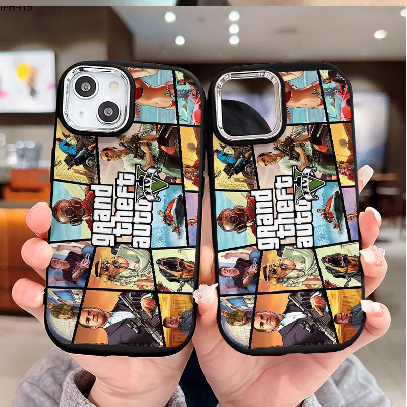 Capinha de celular game gta para iPhone 11 12 13 14 15 16 17 pro max xr xs max 14 16 plus 17 capa silicone